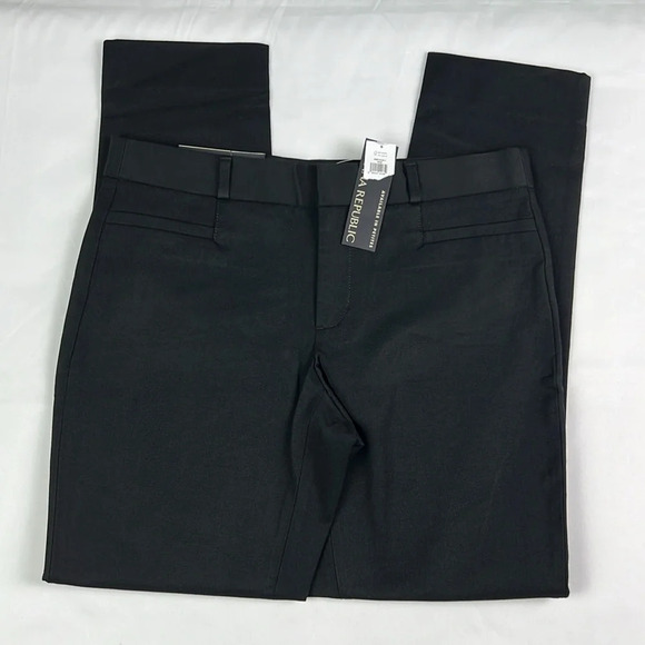 Banana Republic New Women’s 4 Classic Slim Sloan Black Ankle Pant - Picture 2 of 7